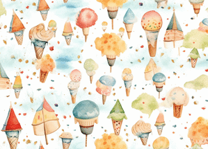 Glaces rafraîchissantes pour un été coloré